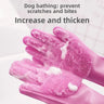 SHEDMEND Grooming Glove — Silicone Bristle Bath Glove Your Pet Will Actually Enjoy