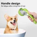 SHEDMEND Shampoo Scrub Brush — Gentle Deep-Clean Massager with Built-In Soap Dispenser