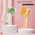 SHEDMEND 2-in-1 Bath Brush — Shampoo Dispenser & Grooming Comb in One Sleek Tool