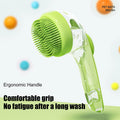 SHEDMEND Shampoo Scrub Brush — Gentle Deep-Clean Massager with Built-In Soap Dispenser