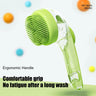 SHEDMEND Shampoo Scrub Brush — Gentle Deep-Clean Massager with Built-In Soap Dispenser
