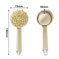 SHEDMEND 2-in-1 Bath Brush — Shampoo Dispenser & Grooming Comb in One Sleek Tool