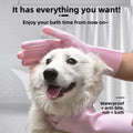 SHEDMEND Grooming Glove — Silicone Bristle Bath Glove Your Pet Will Actually Enjoy